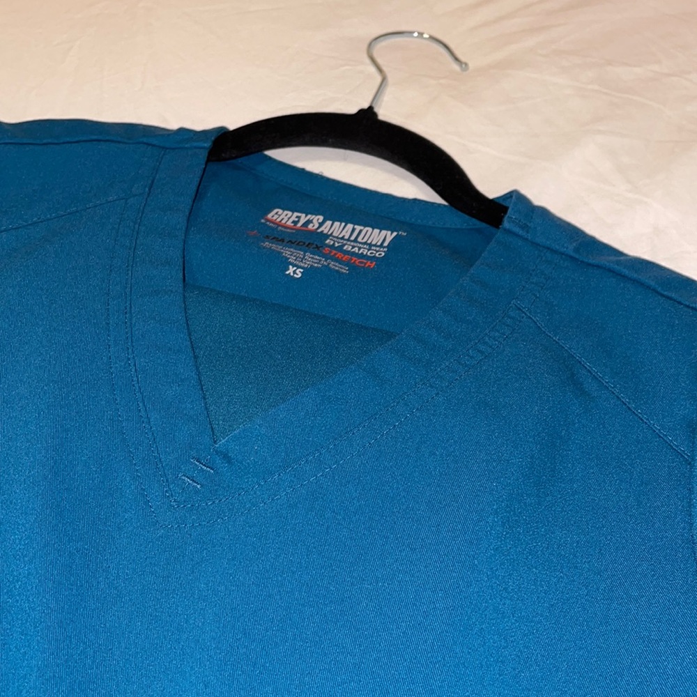Greys Anatomy Spandex Stretch Scrub Set